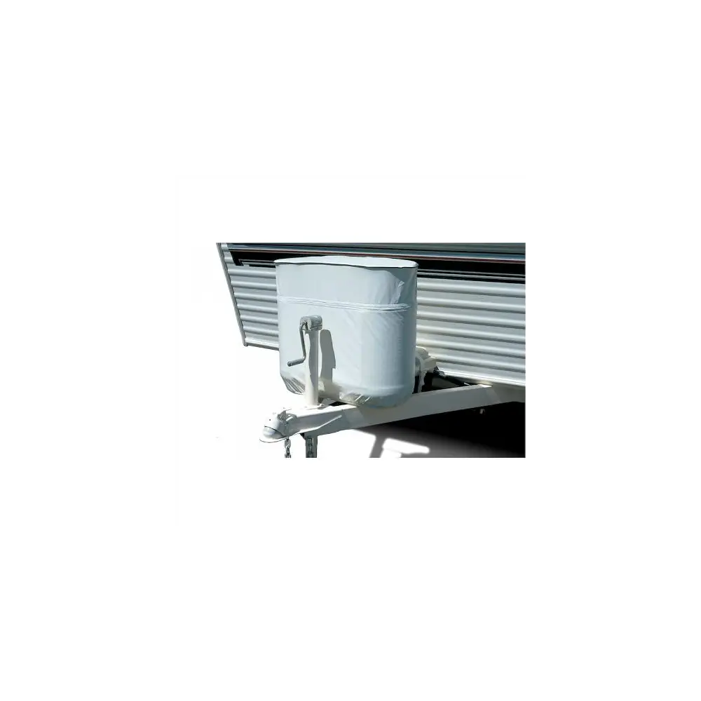 Dual 40 lb./10 Gallon Propane Tank Cover - Polar White - ADC2114
